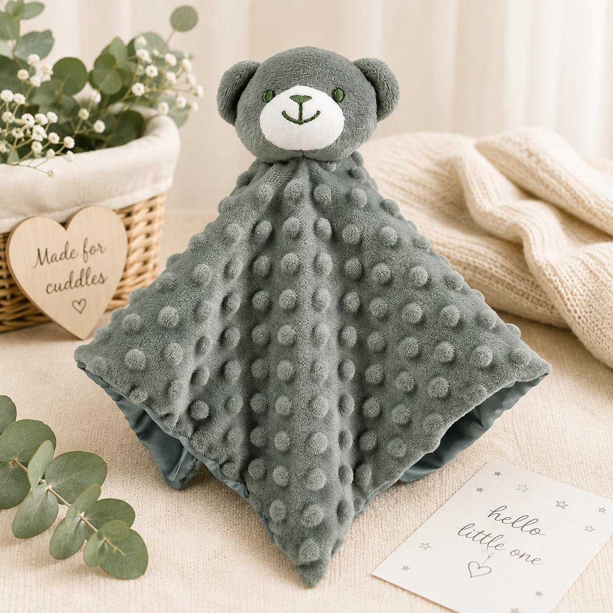 Baby & Me Baby Keepsake Gift Hamper – Sage Green
