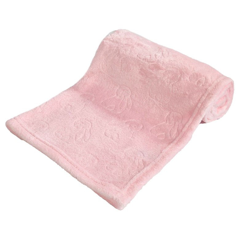 Pink bunny blanket