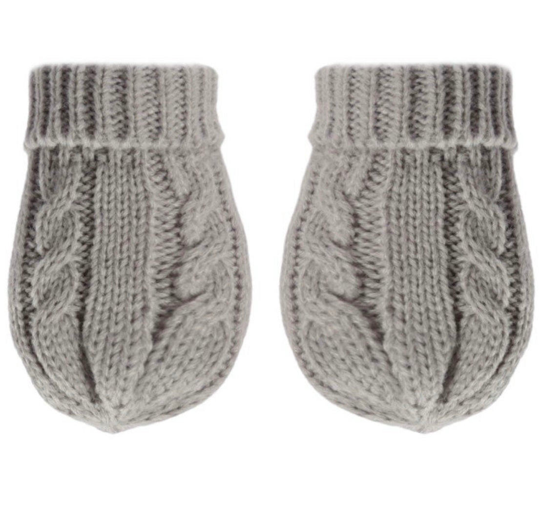 Elegance Cable Knit Mittens