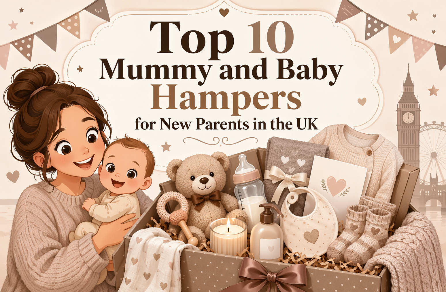 Top 10 Mummy and Baby Hampers for New Parents in the UK