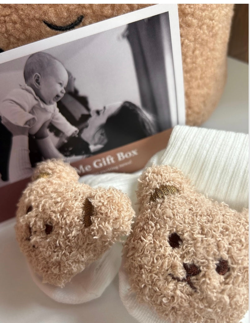 Bear baby socks