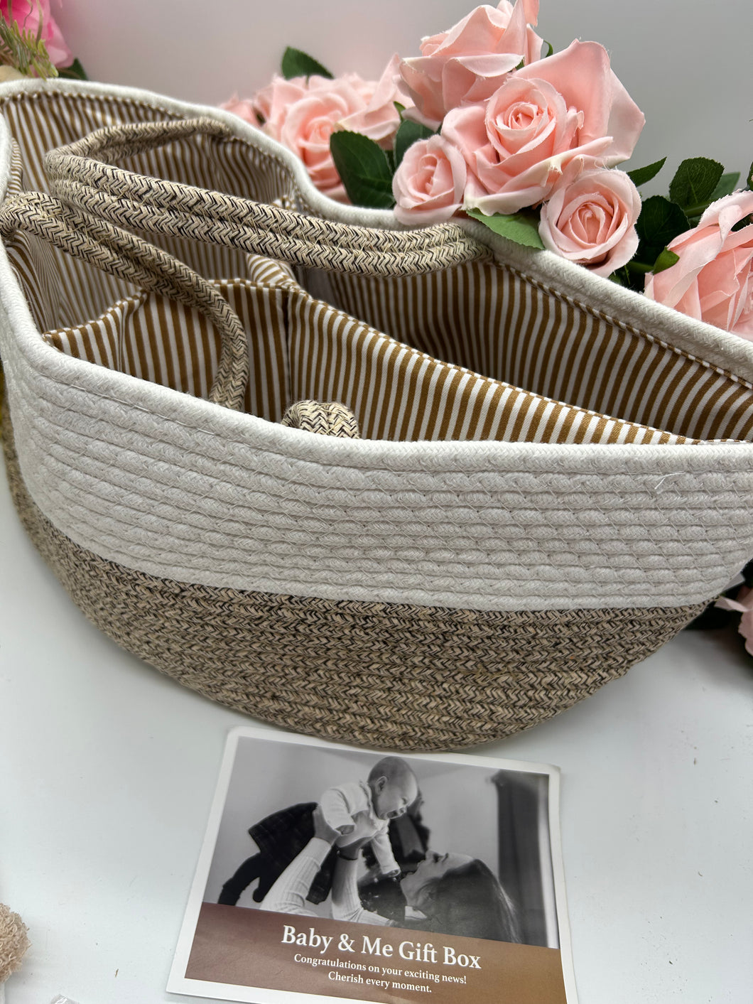 Deluxe baby nappy caddy