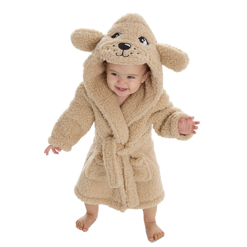 Puppy dressing gown