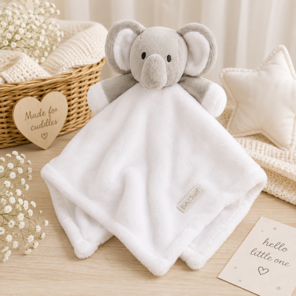 Luxury Twin Baby Gift Hamper – A Special Welcome for Two Little Arrivals - Elephant