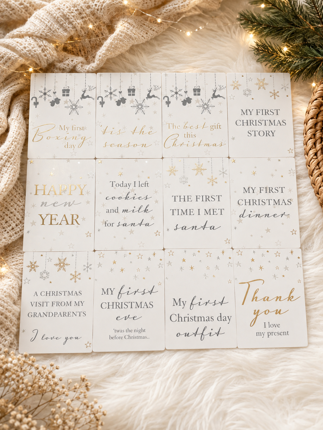 Baby’s First Christmas Message Card