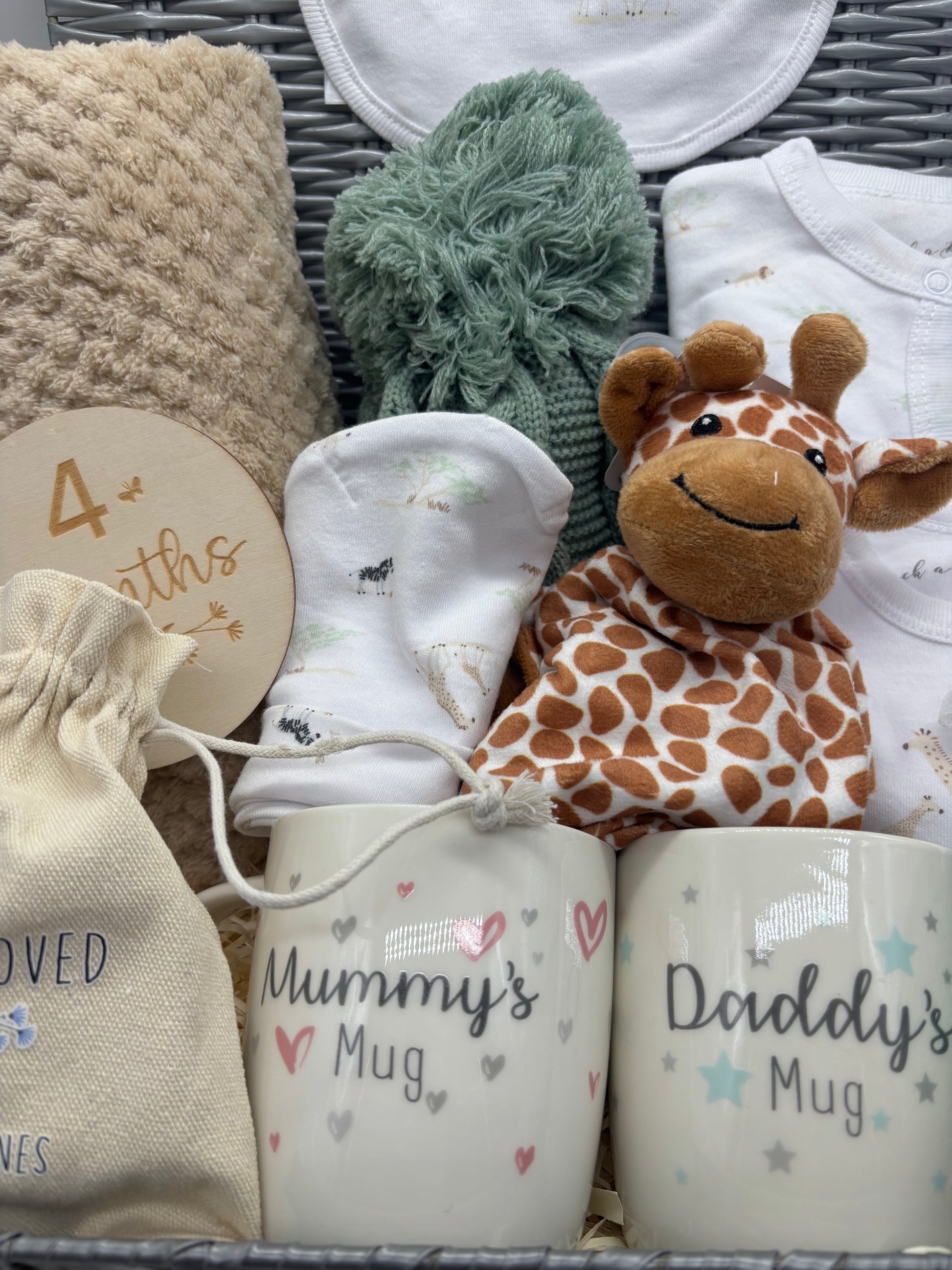 Luxury Baby Shower Gift Hamper for Mum, Dad & Baby