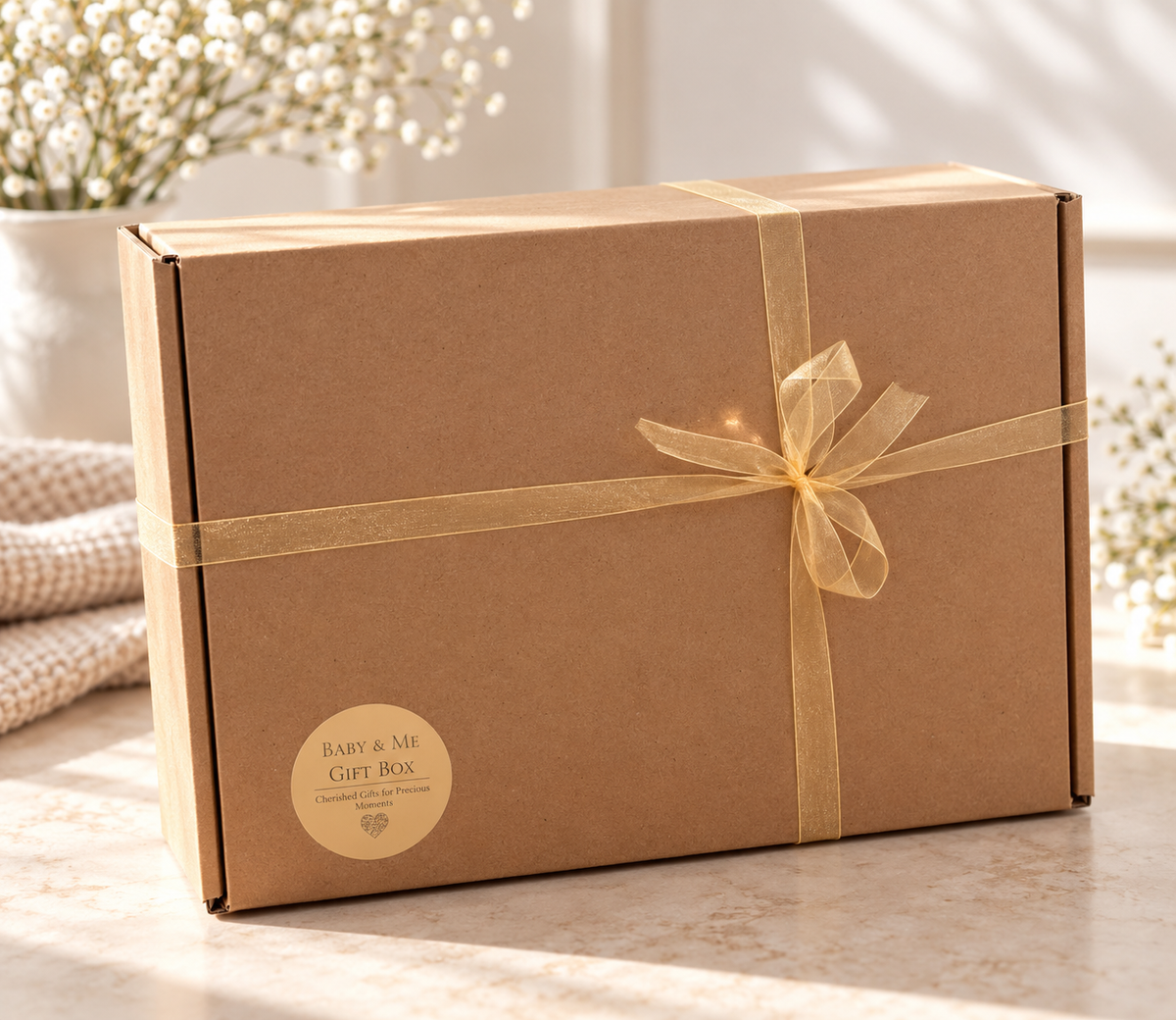 Baby Giraffe Baby Gift Box – New Baby Boy or Girl Gift Hamper