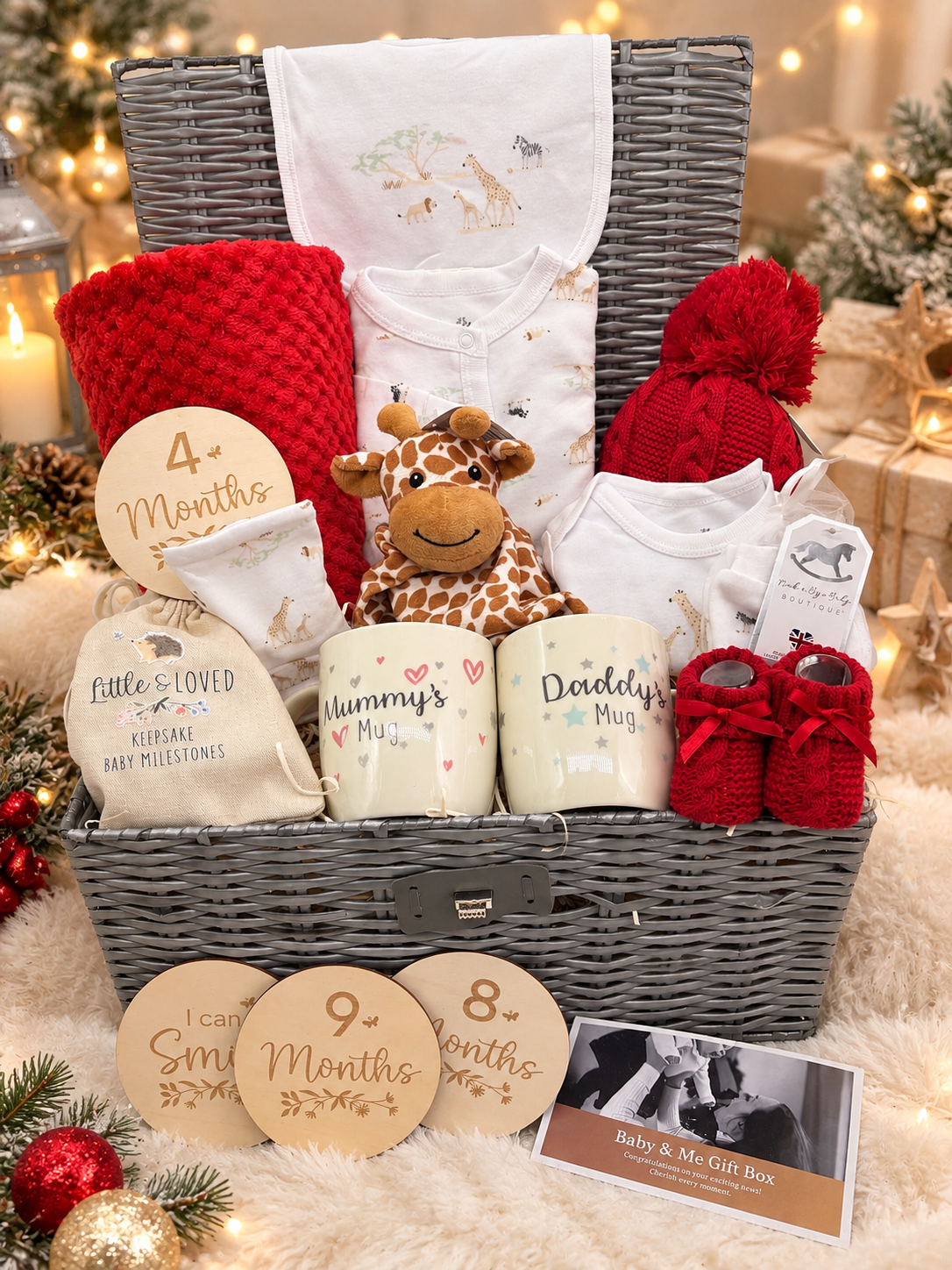 Unisex baby Christmas gift hamper