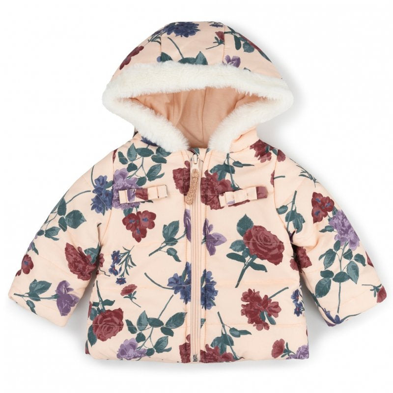 Baby girls floral coat