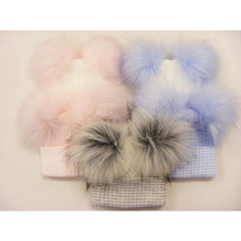 Load image into Gallery viewer, Double Pom hat
