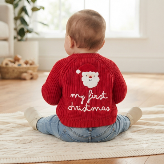 my first christmas jumper