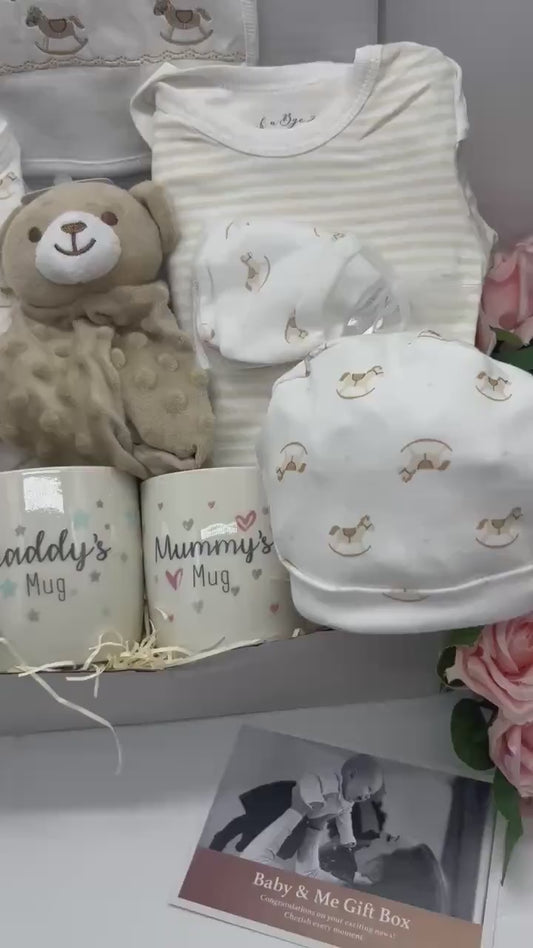 Neutral Baby Gift Box for Mum, Dad & Baby