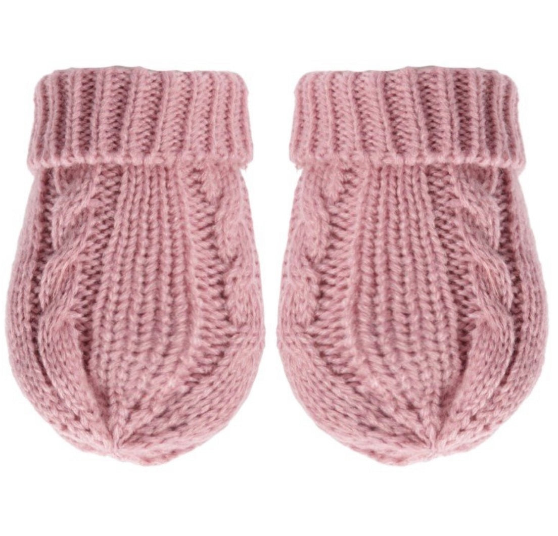 Elegance Cable Knit Mittens