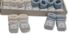 Load image into Gallery viewer, BABY BOOTIES WITH EMBROIDERY - PRINCE or PRINCESS
