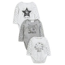 Load image into Gallery viewer, Baby Milestone Vests 3 Pack
