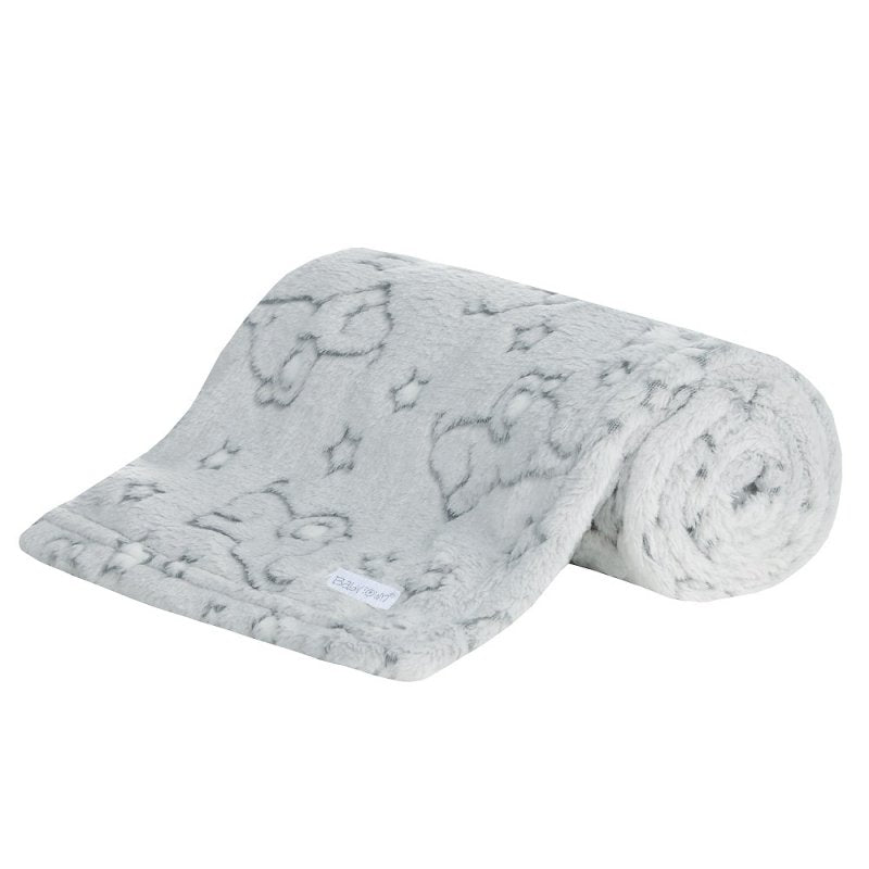 Baby Grey Elephant Jacquard Blanket