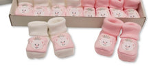 Load image into Gallery viewer, BABY BOOTIES WITH EMBROIDERY - PRINCE or PRINCESS

