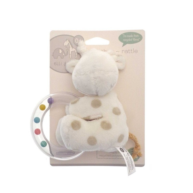 ECO FRIENDLY ELLI & RAFF DESIGN TEETHING RATTLE