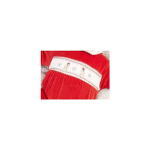 Load image into Gallery viewer, Dandelion Reindeer Velour Smocked Sleepsuit
