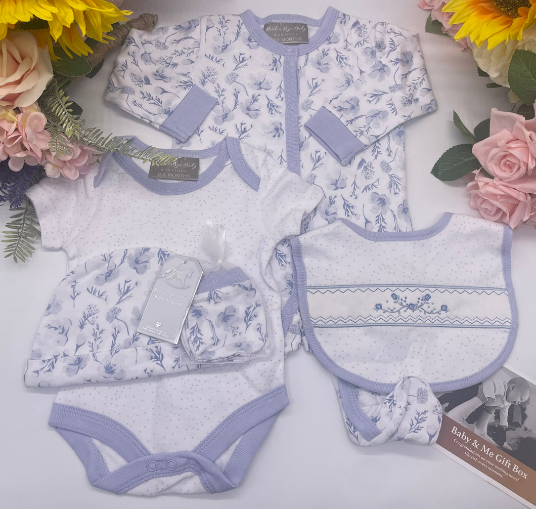 Baby Girl Floral Sleepsuit Set