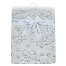 Load image into Gallery viewer, Baby Grey Elephant Jacquard Blanket

