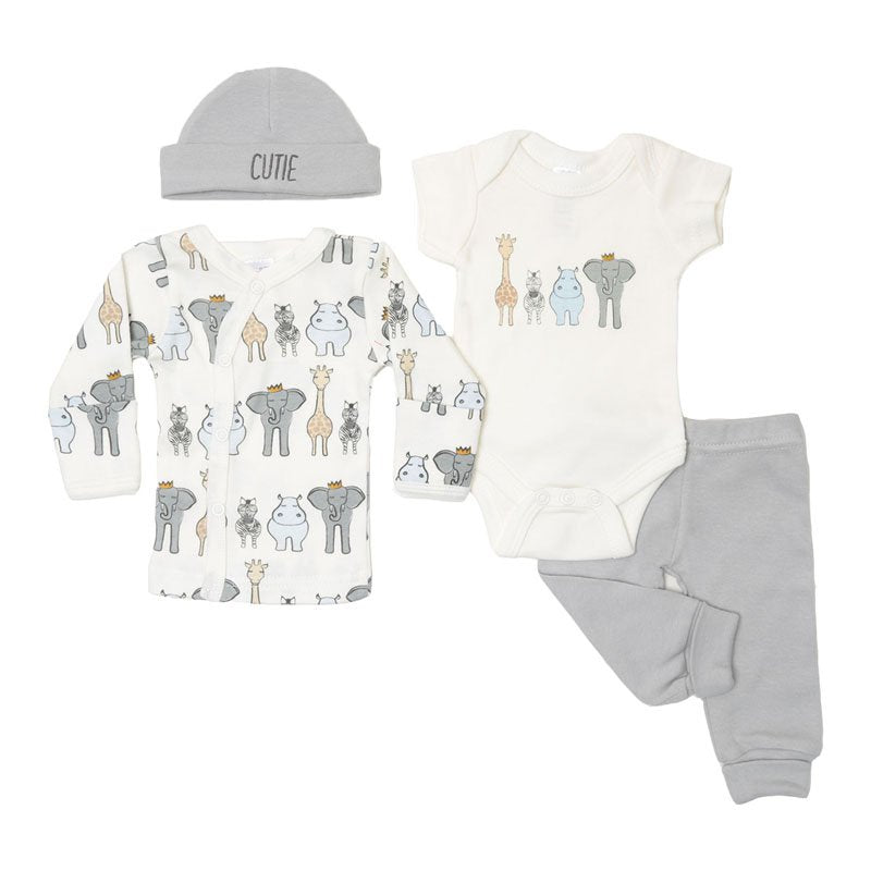 Premature Unisex Safari 4 Piece Set