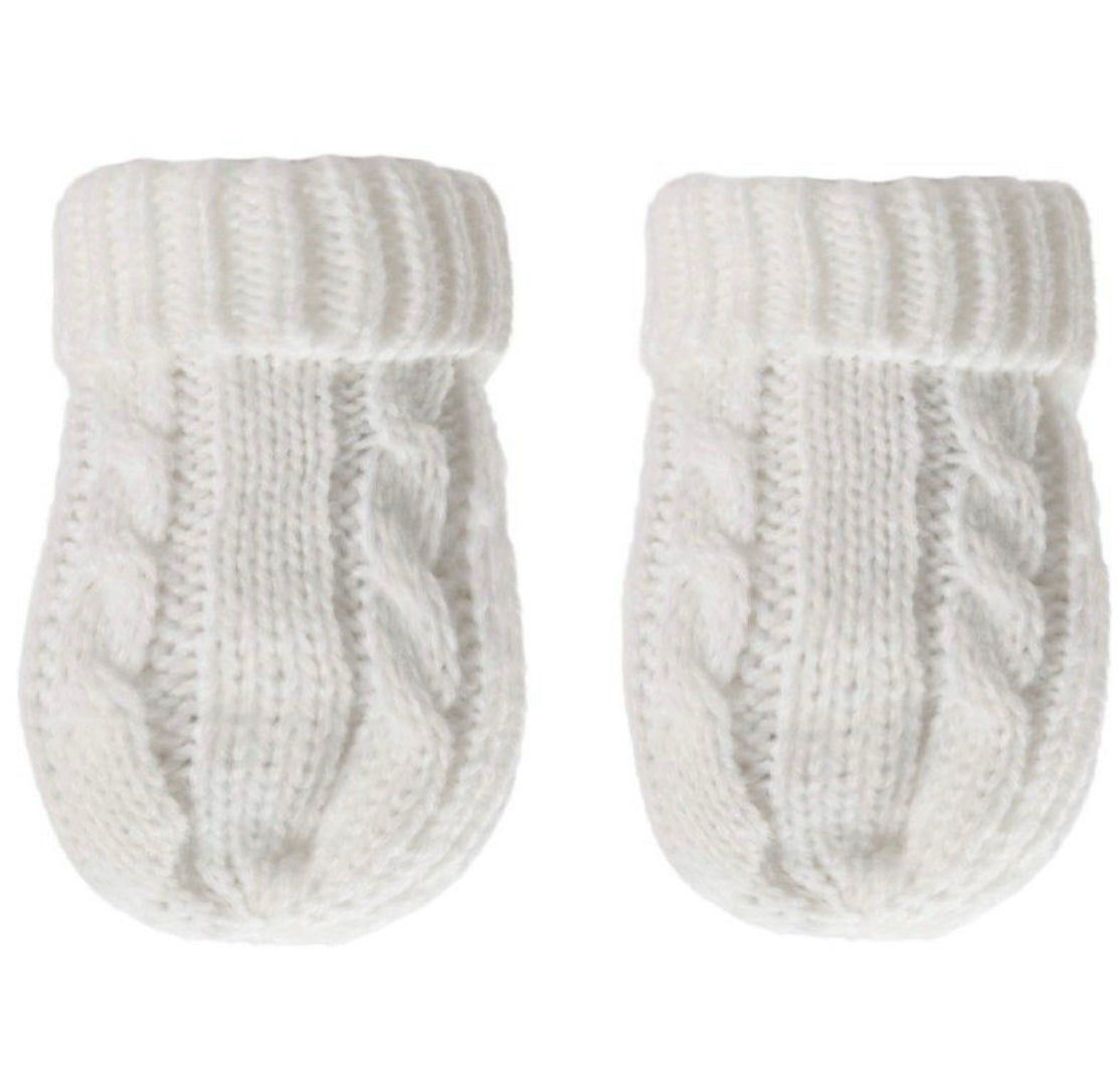 Elegance Cable Knit Mittens