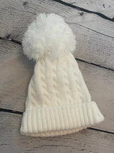 Load image into Gallery viewer, Beautiful Warm Baby Pom Pom Bobble Hats , winter hat
