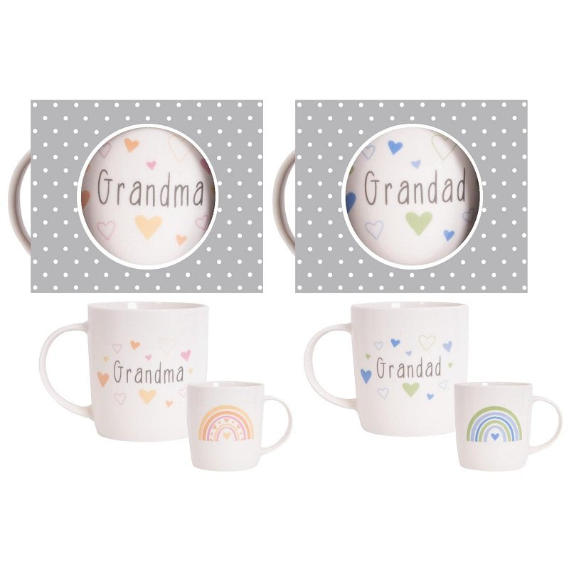Grandad and Grandma Mugs