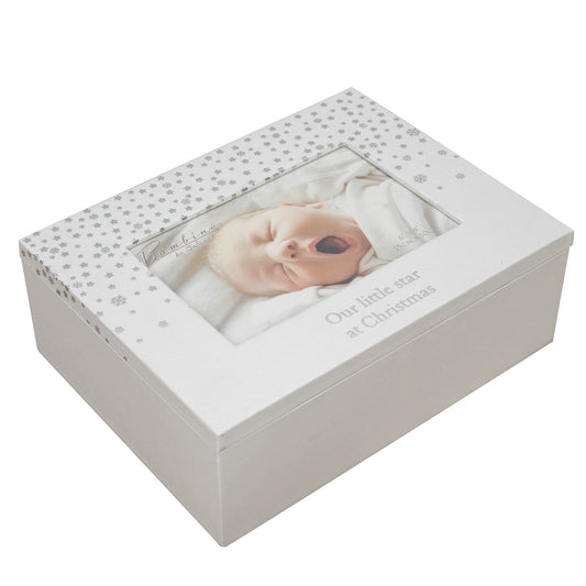 Bambino Little Stars Christmas Keepsake Box 6x 4